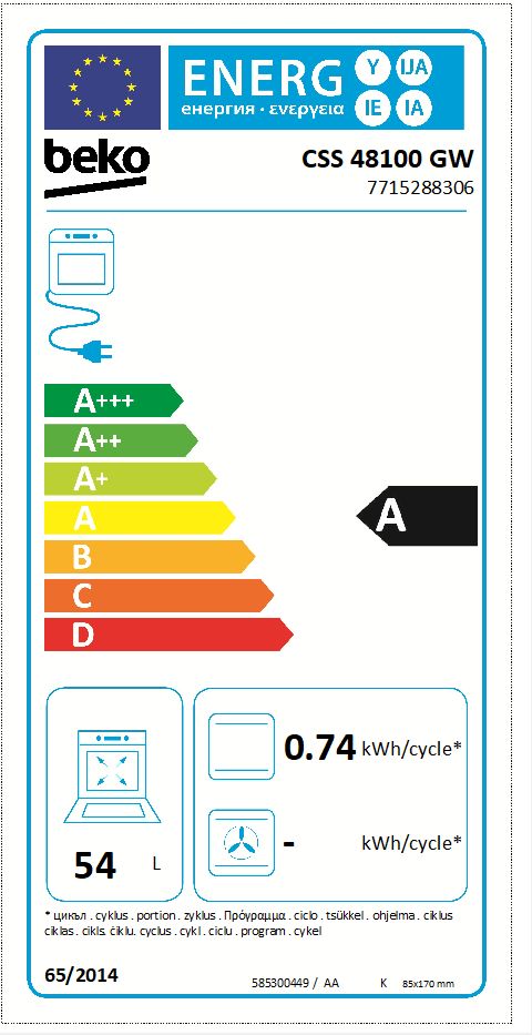 Beko - CSS 48100 GW