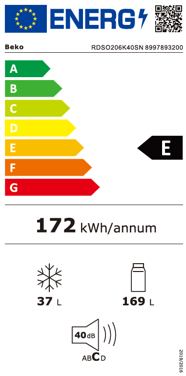 Beko - RDSO206K40SN