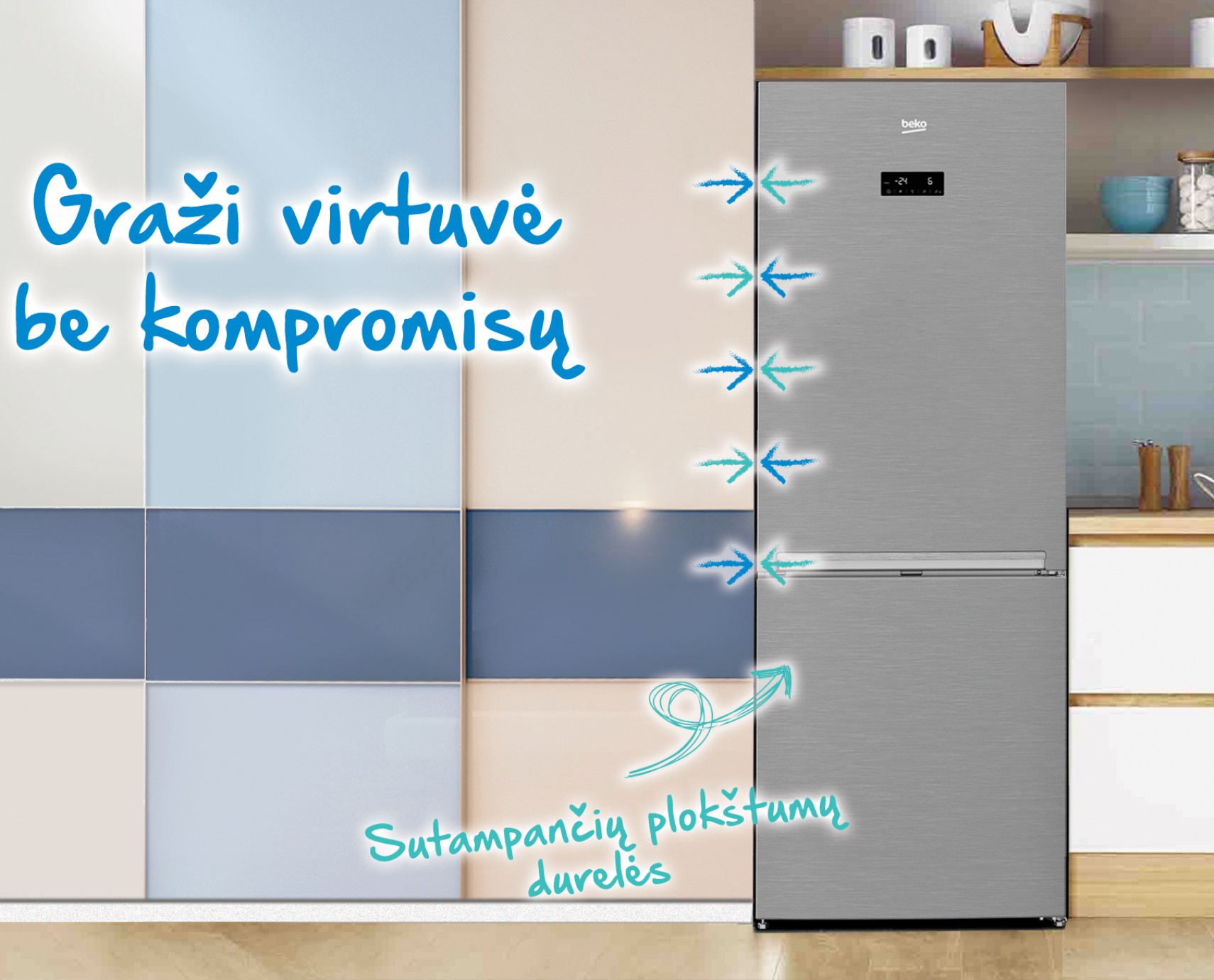 Sutampančių plokštumų durelės