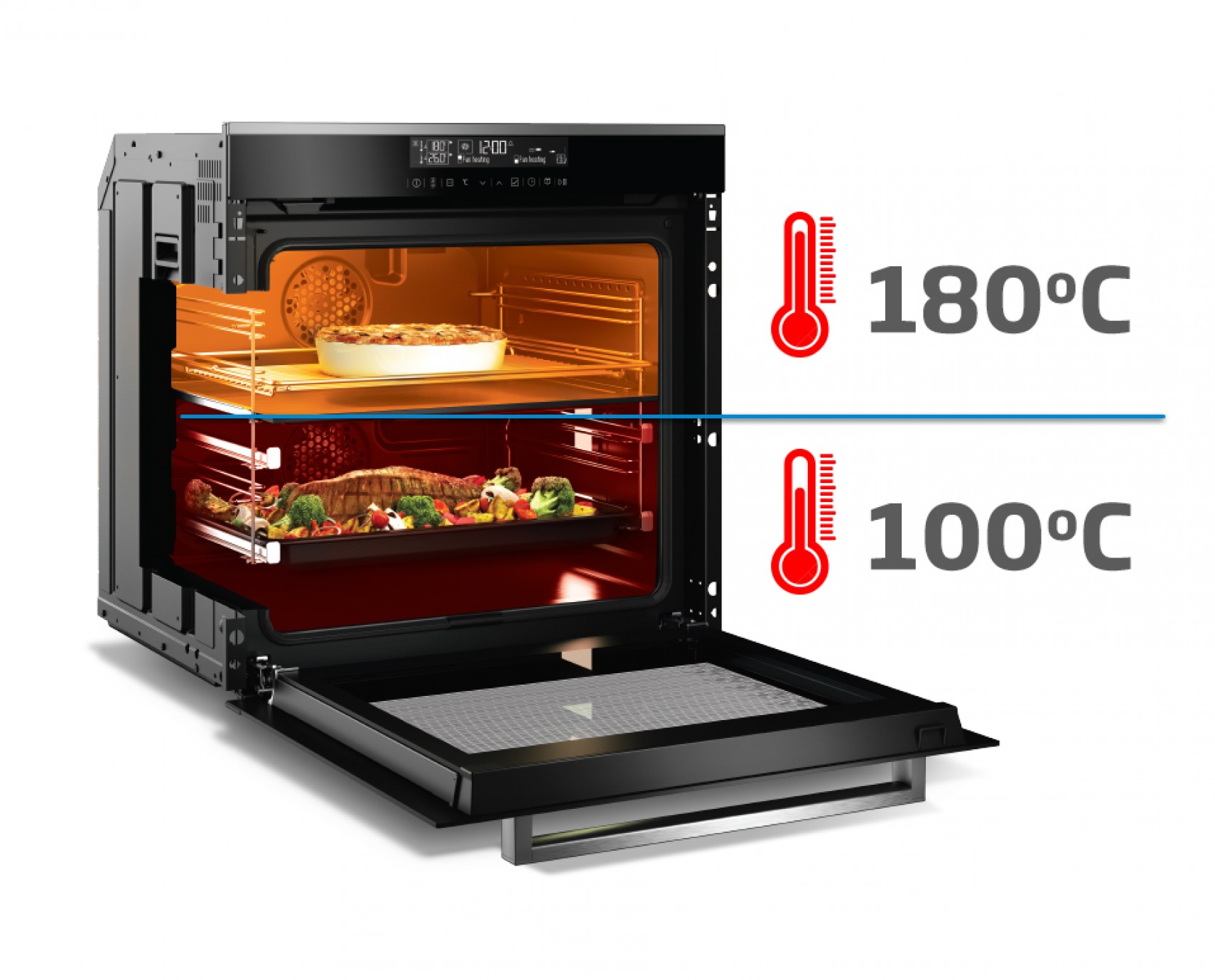 Split & Cook – orkaitė keturi-viename